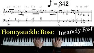 Thumbnail: 「Honeysuckle Rose」Insanely fast jazz piano arrangement with sheet music by Jacob Koller