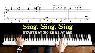 Thumbnail: Sing, Sing, Sing - Advanced Jazz Piano Arrangement with Sheet Music by Jacob Koller