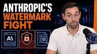 Thumbnail: Stanford: Young Workers Feel the AI Squeeze, Companies Cap AI Usage, & Anthropic's Watermark Fight
