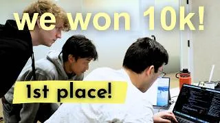Thumbnail: Another Hackathon Win! | Building an App in 4 Hours