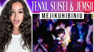 Thumbnail: American Girls FIRST REACTION to Tenxi, Suisei & Jemsii - Mejikuhibiniu