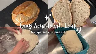 Thumbnail: Sourdough Loaf Recipe | No Special Equipment Needed!