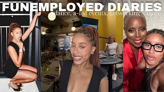 Thumbnail: FUNEMPLOYED DIARIES IN NYC | a-list events, dance class, networking