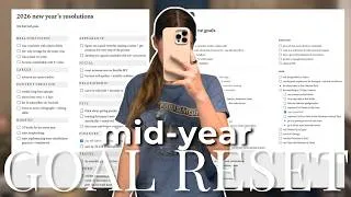 Thumbnail: THE *ULTIMATE* MID-YEAR GOAL AUDIT ✨ reviewing my new year’s resolutions & bucket list