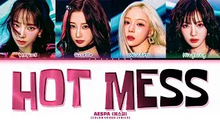 Thumbnail: aespa (에스파) - 'Hot Mess' Lyrics (Color Coded Lyrics)