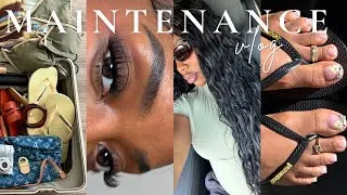 Thumbnail: maintenance vlog | vacation prep, boho braids, nails, lashes, shopping & more 