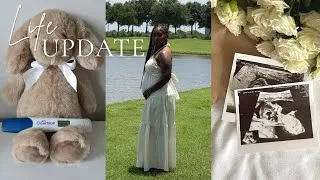 Thumbnail: I’m Pregnant! 🤍 How I Found Out, My Pregnancy Journey So Far, 1st Trimester Recap + Reactions 