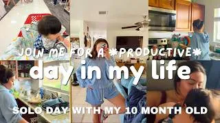 Thumbnail: a chatty and productive solo mom day | kitchen organizing, target haul, aldi groceries & meal ideas