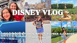 Thumbnail: DISNEY VLOG | hollywood studios, epcot, flower & garden festival