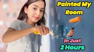 Thumbnail: Painting My Room in 2 Hours Challenge 🎨🧑‍🎨