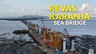 Thumbnail: Mumbai to Alibaug Faster Route! Revas Karanja Bridge June 2026 Construction Update