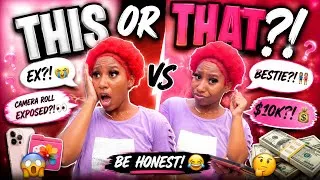 Thumbnail: THIS OR THAT🌶️ |Messy Questions,Unpopular Opinions & Pure Chaos 😂