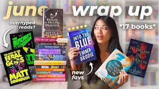 Thumbnail: I read 17 books in June... let's talk about it | READING WRAP UP 📚⭐️