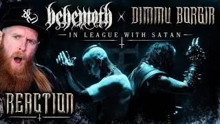 Thumbnail: I Did NOT See This Collab Coming! BEHEMOTH ft Shagrath of Dimmu Borgir In League With Satan Reaction