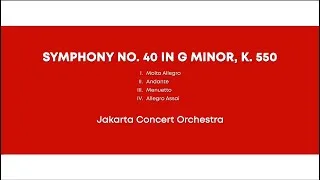 Thumbnail: Jakarta Concert Orchestra | Symphony No. 40 in G Minor, K. 550