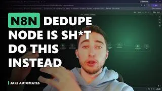 Thumbnail: Deduplicate Google Sheets Leads in N8N (The Right Way)