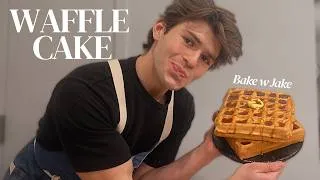 Thumbnail: making a WAFFLE cake | Bake With Jake