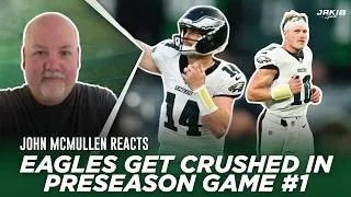 Thumbnail: John McMullen's FULL RECAP of Eagles Preseason Game vs. Ravens! Key Takeaways, Best Players & more