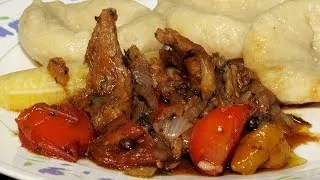 Thumbnail: BROWN STEWED SALTFISH 🇯🇲 (1-Minute Recipe) | JAMAICANFOODRECIPES (4K) (Ep. 026)
