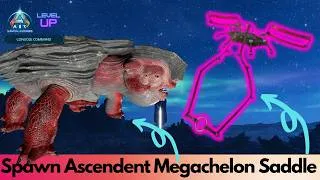 Thumbnail: Ascendant and primitive Megachelon Saddle Spawn Command | Ark Survival Ascended