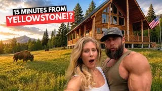 Thumbnail: We Stayed in a Luxury Cabin Just 15 Minutes from Yellowstone National Park!