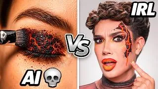 Thumbnail: Recreating IMPOSSIBLE AI Makeup In Real Life!