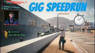 Thumbnail: Gig complete in 40 seconds ⏰ - Cyberpunk 2077