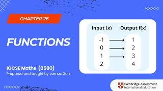 Thumbnail: IGCSE Maths (0580) -Chapter 26: Functions