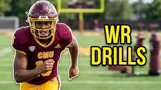 Thumbnail: Central Michigan (Josh Sinagoga) - Wide Receiver Drills