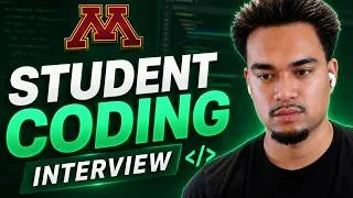 Thumbnail: University of Minnesota Student Takes on a Coding Interview