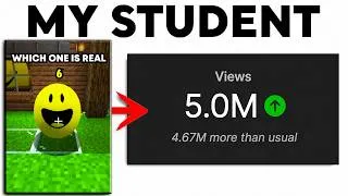Thumbnail: He got 5M views from posting Minecraft shorts