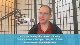 Thumbnail: “Testing Without Mocks” Training - May 2024 (Budapest)