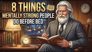 Thumbnail: 8 Things Mentally Strong People Do Before Bed Stoic Philosophy