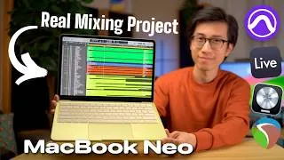 Thumbnail: Apple’s $600 Laptop Is Ridiculously Good for Music Production & More… | MacBook Neo Review