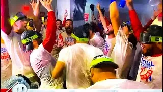 Thumbnail: Phillies locker room celebration NLCS singing dancing on my own