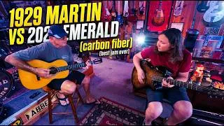 Thumbnail: Can Carbon Fiber Beat a 100-Year-Old Vintage Acoustic? (Blues Jam)