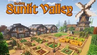 Thumbnail: Is this your next cozy Minecraft Modpack - Society Sunlit valley Review