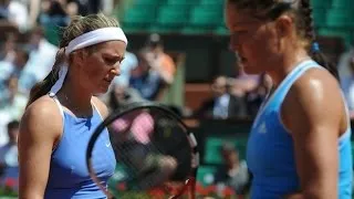 Thumbnail: Dinara Safina vs Victoria Azarenka 2009 RG Highlights