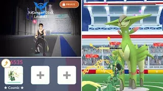 Thumbnail: Pokémon GO — Virizion Raid Solo | No Weather Boost (Friend POV) 