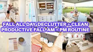 Thumbnail: CLEAN WITH ME ALL DAY | Fall Morning & Night Routine + Declutter Motivation