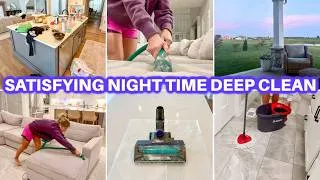 Thumbnail: CLEAN WITH ME AT NIGHT | SATISFYING DEEP CLEAN JAMIE'S JOURNEY AFTER DARK SPEED CLEANING MOTIVATION