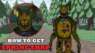 Thumbnail: How To Get Springtrap Badge and Morph in THREE LITTLE PIGS [Analog Horror RP] (Roblox)