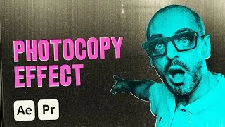 Thumbnail: Animated Photocopy Look in Premiere Pro / After Effects
