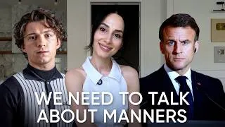 Thumbnail: I Analyzed Their Etiquette: Tom Holland, Trump, King Charles, Macron & Shah Rukh Khan & More