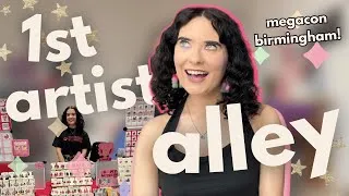 Thumbnail: my first ever ARTIST ALLEY 👩‍🎨 Megacon Birmingham Chatty Artist Alley Vlog