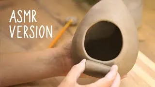 Thumbnail: POTTERY AT HOME - Hand Building a Bird Feeder - ASMR VERSION