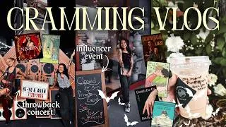 Thumbnail: last week of july reading vlog | cramming vlog & akon concert??