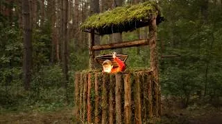 Thumbnail: Survival in the Most Secret Wooden Well House | Bushcraft & Drone Fishing