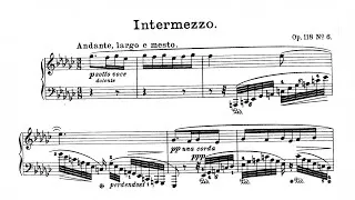 Thumbnail: Ervin Nyiregyházi - Johannes Brahms Intermezzo in E-flat minor, Op. 118 No. 6 (1972) - Score 
