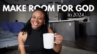 Thumbnail: Creating Space for God in 2024 | Make Room for Christ #jesuschrist #christianity #change